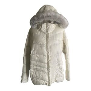 COLUMBIA-CREAM COLOR PUFFER COAT-SIZE 2X-ORIGINAL PRICE $170